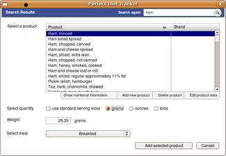Search for a product