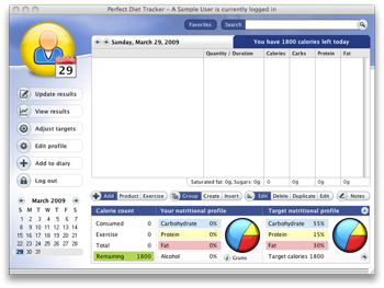 OS X Food Diary